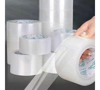 Cinta de sellado transparente blanca de alta viscosidad para embalajes, logística exprés, taller, hogar,