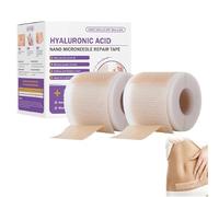 Cinta de silicona con ácido hialurónico para cicatrices, cinta de silicona para cicatrices, resistente al agua, cinta para cicatrices apta para todo tipo de pieles (2pcs)