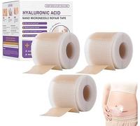 Cinta de silicona con ácido hialurónico para cicatrices. Tiras suaves y cómodas. Cinta de silicona antiarrugas. Láminas extralargas para todo tipo de piel.
