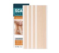 Cinta de silicona para cicatrices,Cinta de silicona para cicatrices,Cinta de Silicona Invisible 10uds - Parches autoadhesivos y transpirables para eliminar cicatrices, para el cuidado del cuerpo, para