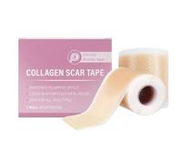 Cinta de silicona para cicatrices, colágeno facial, hojas faciales de silicona antiarrugas, suaviza las líneas finas, rollo extra grande de 59 pulgadas, resultados clínicamente probados, mejora la