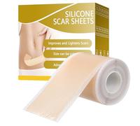 Cinta de silicona para cicatrices de 5 x 300 cm, tiras de eliminación de cicatrices para quemaduras por cesárea y tratamiento quirúrgico de cicatrices