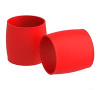 Cinta de silicona para manillar, 2 unidades, color negro | Silicona de alta elasticidad, fuerte resistencia, fácil ajuste elástico, color negro, juego de 2 unidades