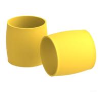Cinta de silicona para manillar, 2 unidades, color negro | Silicona de alta elasticidad, fuerte resistencia, fácil ajuste elástico, color negro, juego de 2 unidades
