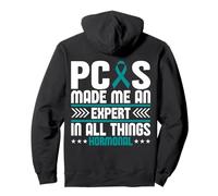 Cinta de síndrome de Ovario poliquístico de Guerrero de concienciación sobre el SOP Sudadera con Capucha