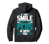 Cinta de síndrome de Ovario poliquístico de Guerrero de concienciación sobre el SOP Sudadera con Capucha