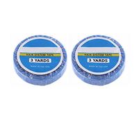 Cinta de Soporte para Peluca, Rollo de Cinta de Pelo Resistente Al Agua y Resistente Al Sudor, Rollo de Cinta Adhesiva para el de Pelo de 8,9 Pies de Longitud, 2 Piezas