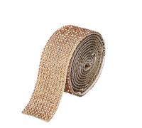 Cinta de strass Pegatina autoadhesiva de diamantes imitación cristal, cinta, manualidades, decoración del teléfono coche(Color 4,1YARD(90CM)_10ROWS(2CM))
