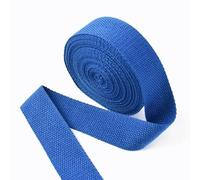 Cinta De Tejido Cintas de algodón 5 metros, 20/25/32/38mm, 1,3mm espesor, bolsas, correa, cintas for ropa, cinturón, cinta for coser DIY, encuadernación al bies(RoyalBlue,32mm)