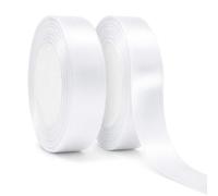 Cinta de Tela 44m x 20mm Cinta de Satén para manualidades decoración de bodas envoltorios de regalos