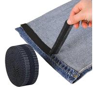 Cinta de Tela Termoadhesiva Cinta autoadhesiva for pegar pantalones, 1/5M, borde de pantalones, parche for pantalones, ropa, dobladillo planchado, cinta de tela, suministros de costura DIY ( Color : B