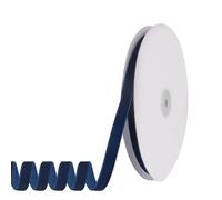 Cinta de terciopelo azul marino de 9,5 x 18 m para coronas de rbol de Navidad, decoraci n vintage, manualidades, adornos, envoltura de regalos y