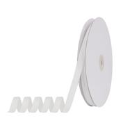 Cinta de terciopelo blanco de 9,5 x 18 m para coronas de rbol de Navidad, decoraci n vintage, manualidades, adornos, envoltura de regalos y conf