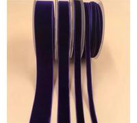 Cinta de Terciopelo, Cinta de Terciopelo de una Sola Cara de 6/9/16/25 mm, 31 Colores, for Envolver Ramos Hechos a Mano, decoración for Fiestas en el hogar y Navidad.(V032 Plum Purple,25MM X5Yards)