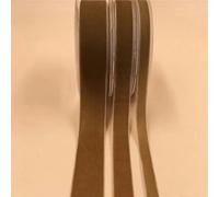 Cinta de Terciopelo, Cinta de Terciopelo de una Sola Cara de 6/9/16/25 mm, 31 Colores, for Envolver Ramos Hechos a Mano, decoración for Fiestas en el hogar y Navidad.(V042 Beige,25MM X5Yards)
