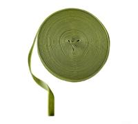 Cinta de terciopelo de 10 m × 1 cm, para envolver y hacer lazos, colores ricos, forma fácil, no se deshilacha, cinta de Navidad para fiestas y manualidades (verde claro)