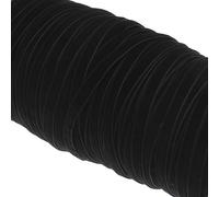 Cinta de terciopelo de 15 metros, 6 mm, cinta decorativa de terciopelo, cinta decorativa, ribete negro, C189