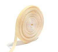 Cinta de terciopelo de una sola cara, Set de cintas de terciopelo multicolor, rollo de 1-1,5 cm de ancho, 10 yardas, una sola cara, flocado, manualidades.(Beige,Width 1.5cm)