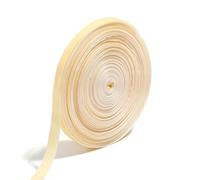 Cinta de terciopelo de una sola cara, Set de cintas de terciopelo, rollo de 10 yardas, multicolor, de 1 a 1,5 cm, for manualidades.(Beige,Width 1.5cm)