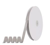 Cinta de terciopelo gris plateado de 9,5 x 18 m para coronas de rbol de Navidad, decoraci n vintage, manualidades, adornos, envoltura de regalos