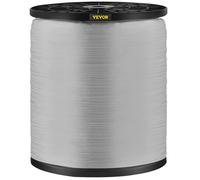 VEVOR Cinta de Tracción de Poliéster Resistencia a la Tracción de 567 kg, Cinta Multifuncional para Trabajos con Alambres y Cables para Tirar, Cargar, Embalar en Todas Las Condiciones Meteorológicas
