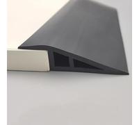 Cinta de transición de suelo de 3 metros de vinilo para puerta umbral de suelo borde mate autoadhesivo para borde de apertura de puerta laminado, umbral de altura Rampas para puertas de goma (tamaño
