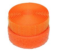 Cinta de velcro naranja fluorescente de 20 mm para coser Alfatex® marca suministrada por Velcro Companies, varias longitudes (longitud: 3 m)