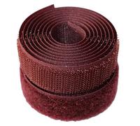 Cinta de velcro para coser de 20 mm, color burdeos, marca Alfatex®, suministrada por Velcro Companies, varias longitudes (longitud: 1 m)