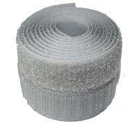 Cinta de velcro plateada de 20 mm para coser Alfatex® marca suministrada por Velcro Companies, varias longitudes (longitud: 3 m)