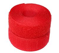 Cinta de velcro roja de 20 mm para coser Alfatex® marca suministrada por Velcro Companies, varias longitudes (3 m)