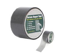 Cinta De Ventana De Malla - Cubierta De Fibra De Cinta De Pantalla De Malla | Cinta De Reparación De Pantalla De Ventana Transparente, Cinta Adhesiva De Doble Cara, Kit De Reparación