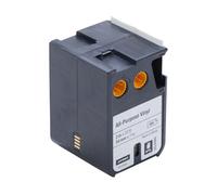 Cinta de vinilo negro sobre blanco (7 mts/54 cm) - DYMO