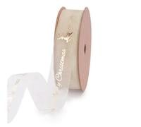 Cinta Decorativa 10-15yard Happy Birthday Ribbons Lover Wedding Event Party Valentine's Day Baking Bouquet Bowknot Card Gifts Box Packaging Decor(27. 19mm,5 Yards(4.57 Metres))