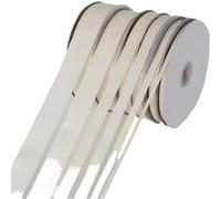 Cinta Decorativa 30Yards/Roll Grosgrain Satin Ribbons For Wedding Party Decorations DIY Bow Craft Card Gifts Wrapping Supplies(Ivory,7mm)