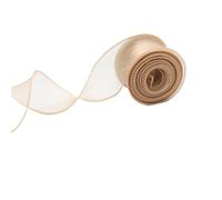 Cinta Decorativa 3pc 40mm 10Yards/Roll Fishtail Organza Ribbon For DIY Cake Wrapping Decoration Wedding Party Bow Bouquet Wreath Sewing Supplies(B-Gold)