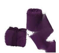 Cinta Decorativa 5m/Roll Frayed Silk Ribbon Edged Wrinkle Chiffon Handmade Ripped Wedding Party Flower Bouquet Packing Decorations DIY Craft(S)