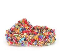 Cinta Decorativa de Cristal y Pedrería, 1 Metro, Brillante Multicolor para Vestidos de Novia, Bolsos y Accesorios para Cabello