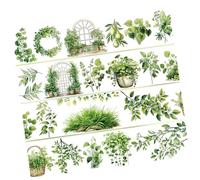 Cinta decorativa de flores Estética PET 60 mm x 2 M Scrapbooking Decoración para Scrapbook Diario Álbum de Fotos Scrapbooking Tarjetas Pegatinas