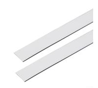 Cinta decorativa de PVC a rayas de 5 metros de largo para cubrir huecos de azulejos, decoración de fondo de pared, líneas de acento de techo (1,1 cm de ancho, plateado)