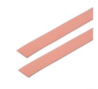 Cinta decorativa de PVC de 5 metros para fondo de pared, líneas de acento, cobertura de huecos de azulejos, decoración de techo, bordes de muebles (1,1 cm de ancho, oro rosa)