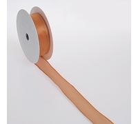 Cinta decorativa sedosa con borde de alambre - Cobre - 25 mm - 20 m - 43222 25 54