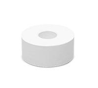 Cinta deportiva, cinta atlética blanca de 2,5 cm x 10m para profesionales de la salud de los deportes, codo o cinta de lesiones de tobillo de fisioterapia, prevención de blister (5 rollos)