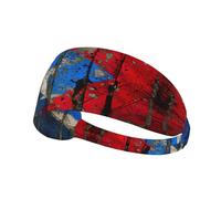 Cinta deportiva elástica unisex con estampado de bandera de Puerto Rico, ideal como regalo para amigos amantes del deporte y familia