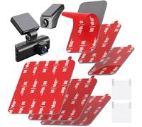 Cinta Doble Cara Extrafuerte, 6 Pcs de Almohadilla Adhesiva Cámara Coche, Cinta Adhesiva Doble Cara para Cámaras de Salpicadero GoPro, Cámaras de Acción para Coche, Recortable