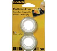 Cinta Doble Cara Scotch 12Mm X 6.3M™ Paquete De 2