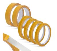 Cinta Doble Cara Tela Extra Fuerte, Set de 6 Rollos (1cm×9m×4 + 2cm×9m×2), Cinta de Doble Cara Adhesiva para Tela,Cinta para Dobladillo sin Coser,Double Sided Tape para Cortinas,Pantalones, Ropa,Hogar