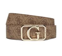 Cinta donna Guess Mietta logo adjustable/ reversible belt latte logo C25GU27 BW9184P4435 M