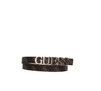 Cinta donna Guess Zamira 4g logo not adjustable belt brown logo CS25GU17 BW9204P5120 L