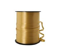 Cinta dorada de 500 yardas para globos, cinta rizadora dorada de 5 mm para envolver regalos, cuerda de globos dorados para manualidades, cumpleaños, decoraciones de fiesta de Navidad
