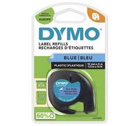 Cinta Dymo LT 12mm x 4m Negro/Azul para LetraTag
